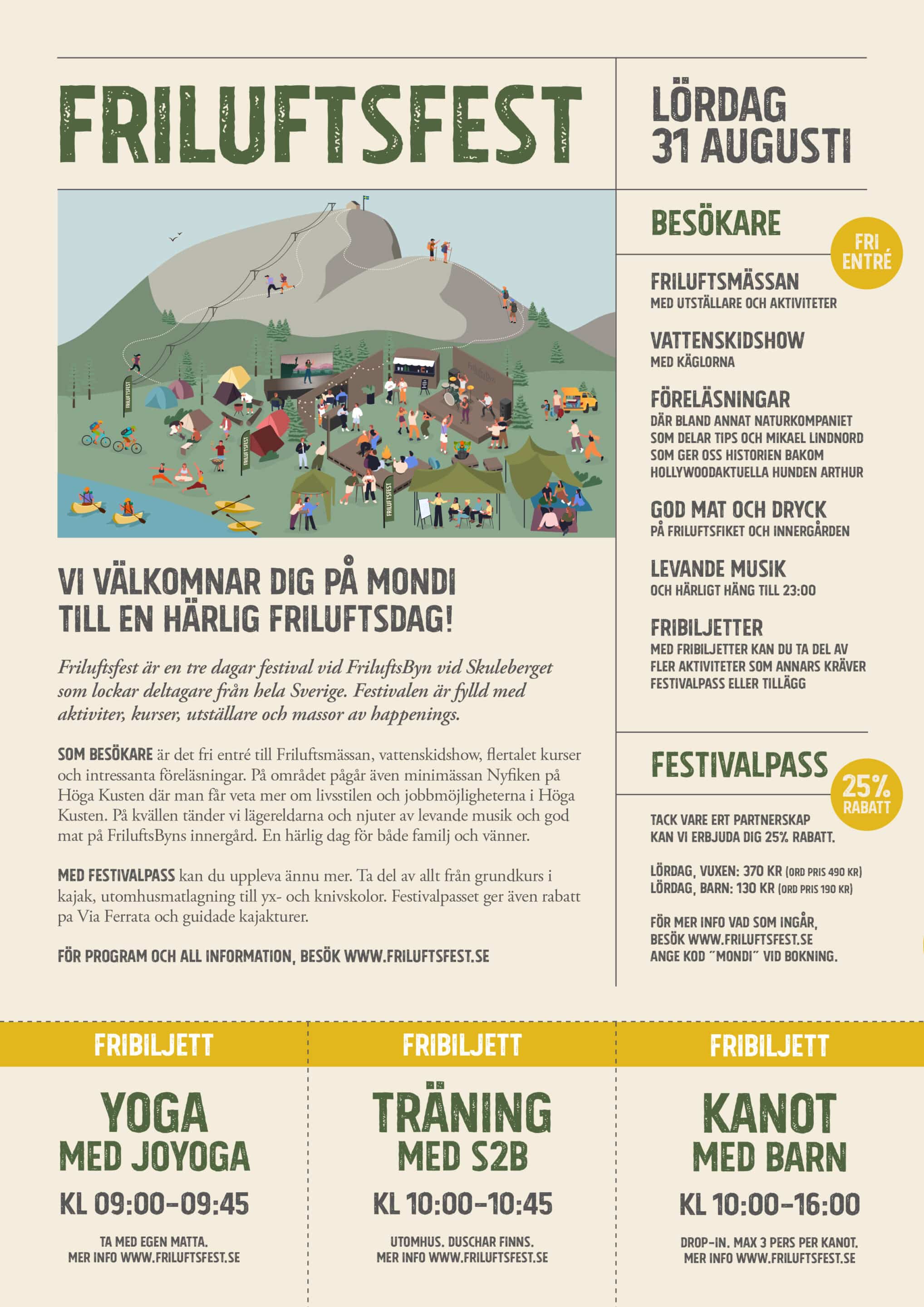 partnererbjudande friluftsfest nyfiken på höga kusten